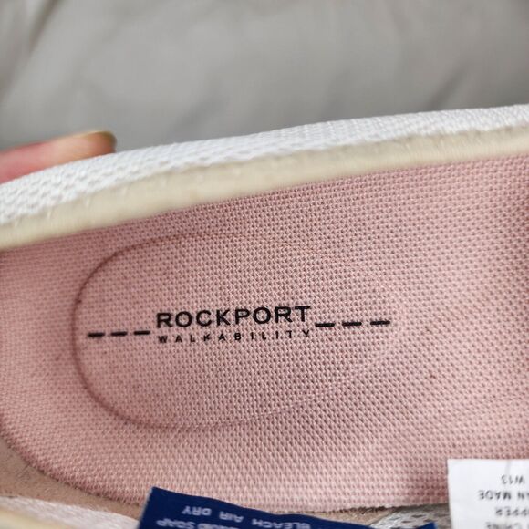 Rockport Women Size 7 Mary Jane Shoes Hook And Loop Washable Pink/cream... - Picture 6 of 6